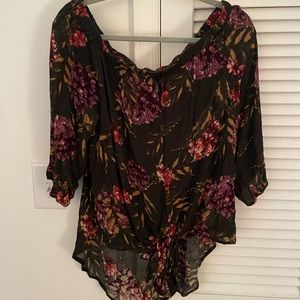 Off the shoulder fall top